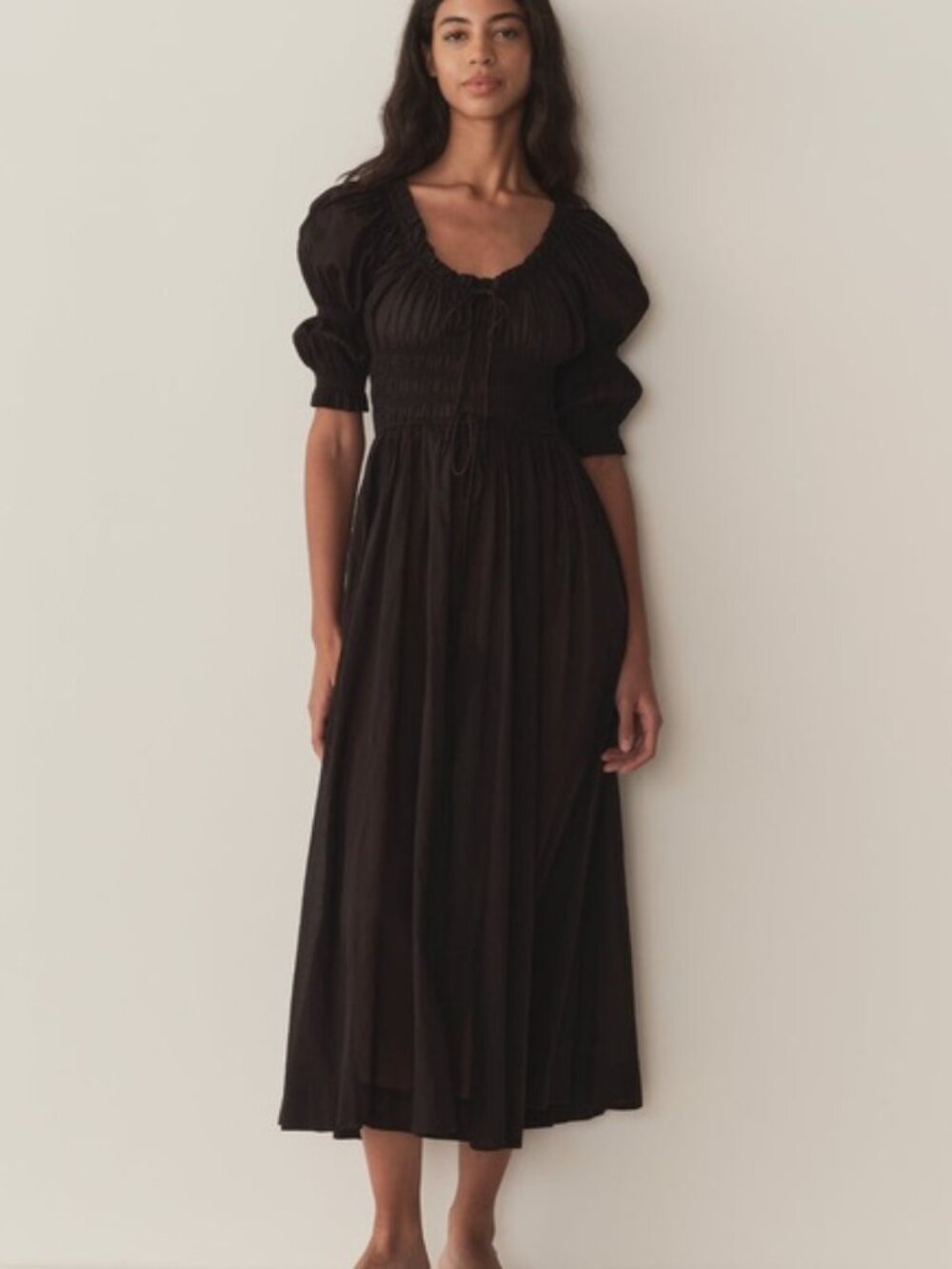 Doen Ischia Dress in Black - Picture 6 of 13